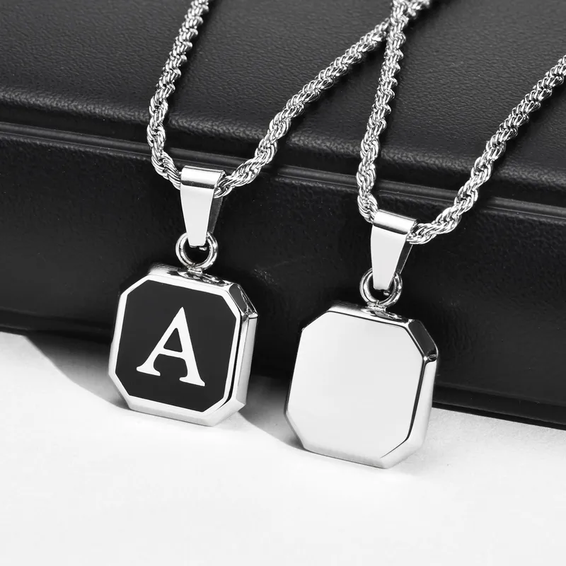 Initial Pendant Necklace - Image 2