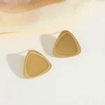 Solara Triangle Stud Earrings