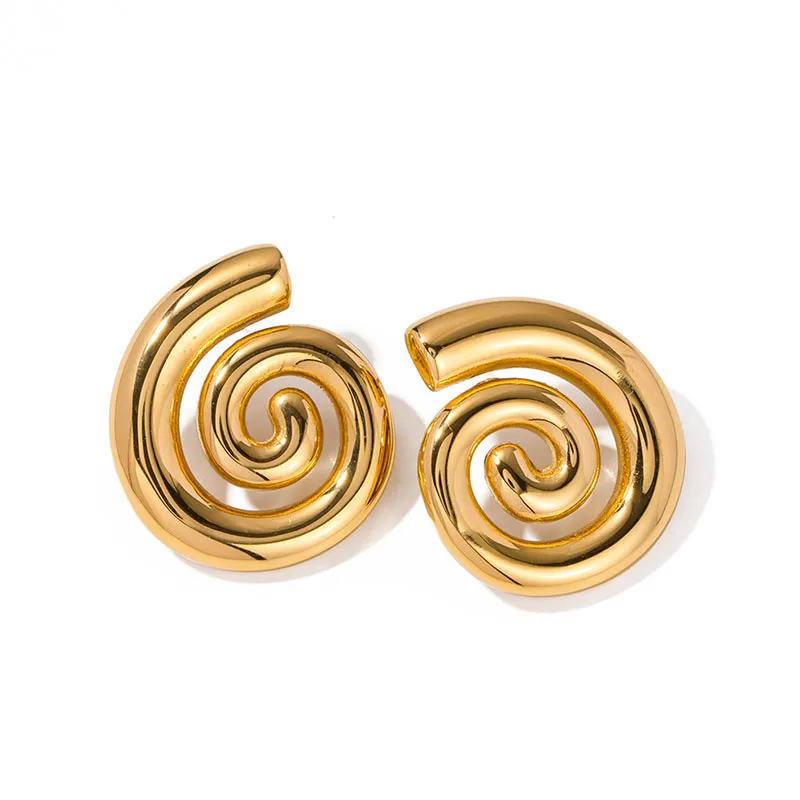 Spiral Statement Earrings