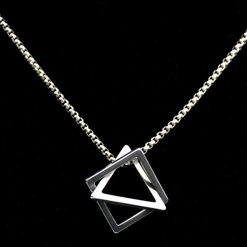 Geometric Pendant Necklace - Image 3