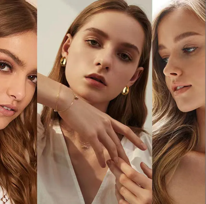 Teardrop Statement Earrings - Image 5