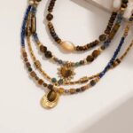 Aurora Layered Beaded Necklace