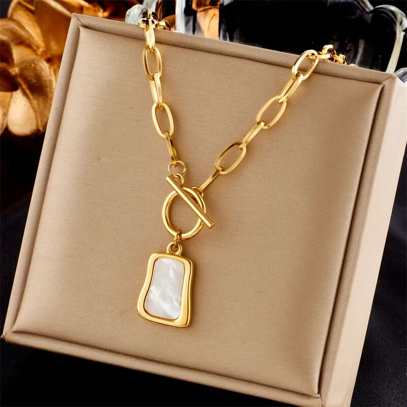 Gold Link Chain Necklace