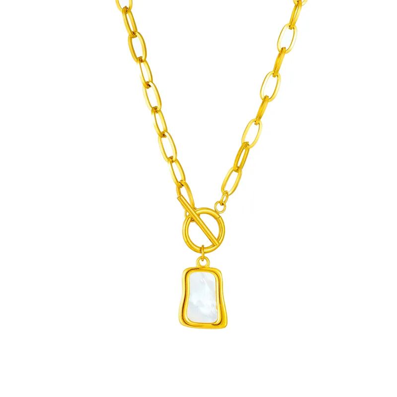 Gold Link Chain Necklace - Image 2
