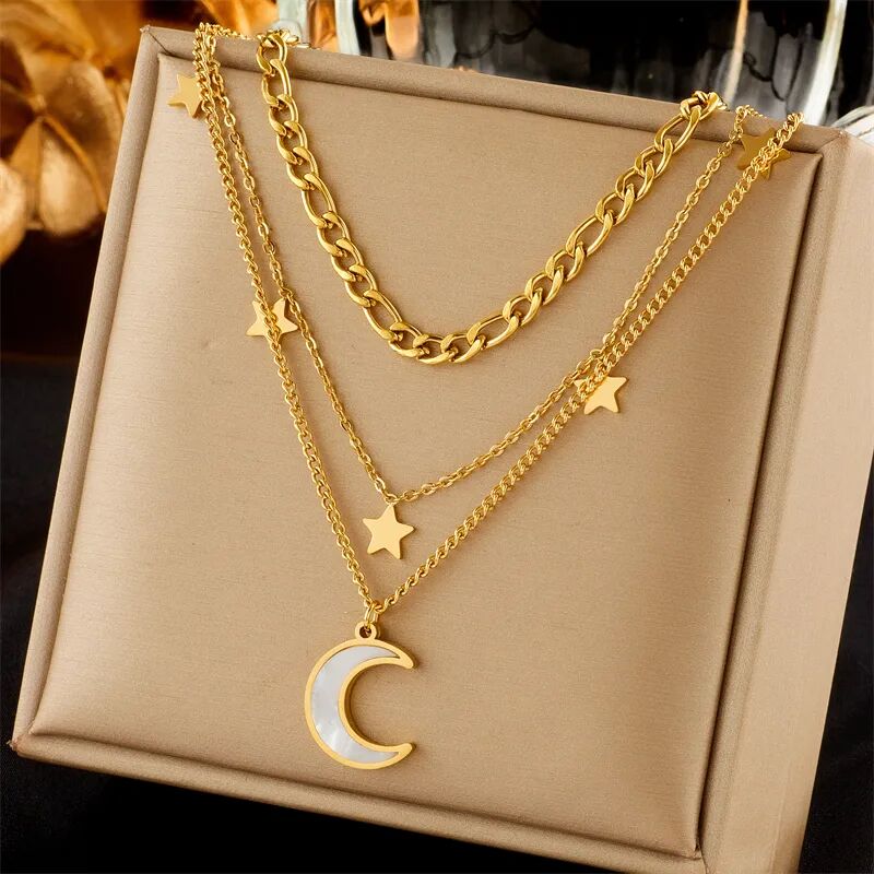 Celestial Dreams Layered Necklace