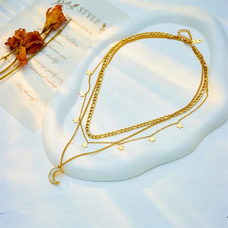 Celestial Dreams Layered Necklace - Image 3