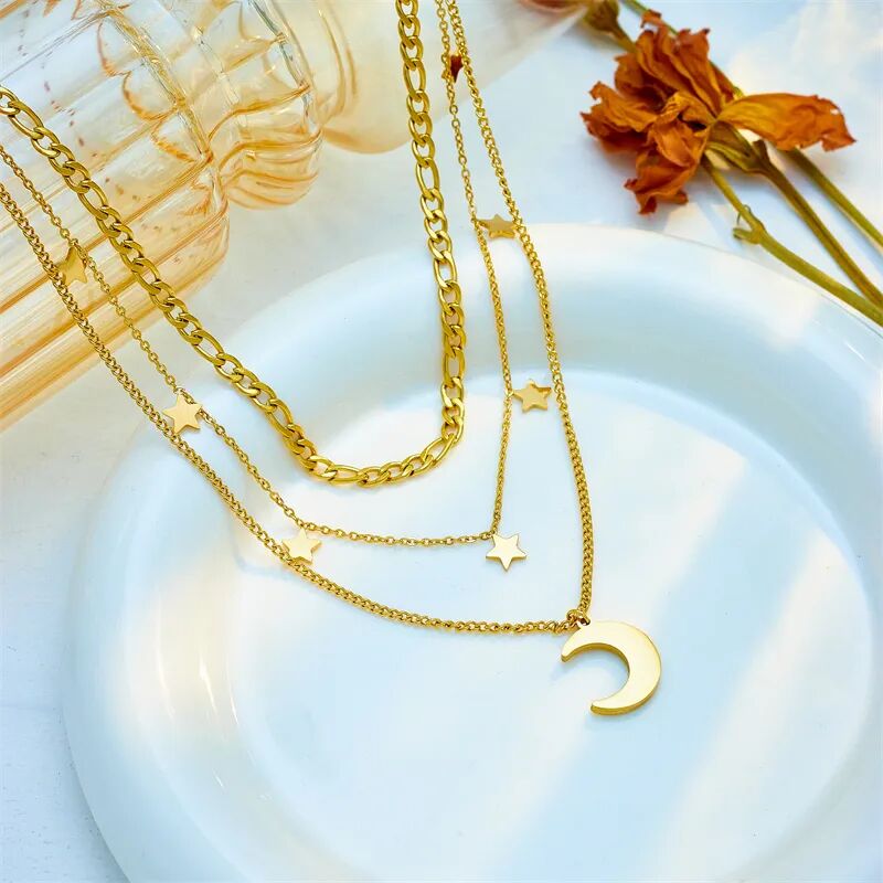 Celestial Dreams Layered Necklace - Image 4