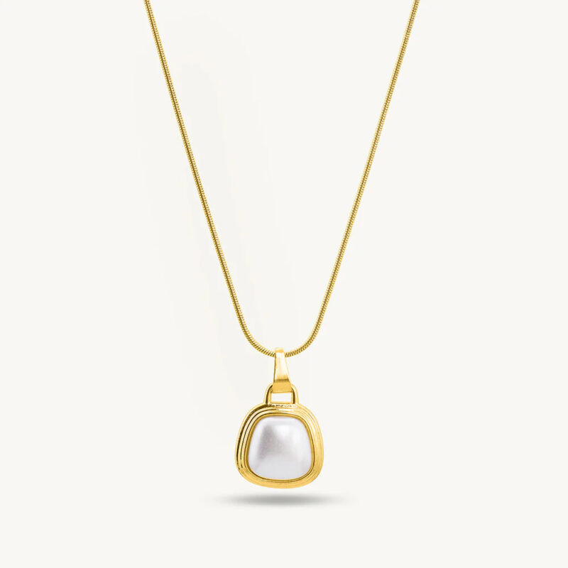 Elegant Pearl Glow Pendant Necklace