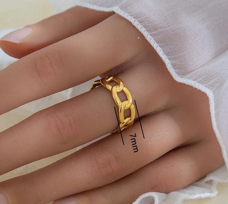 Gold Celestial & Statement Rings Collection – Adjustable Moon, Star, Heart, Mother of Pearl, Wave, and Twisted Bands - Image 3