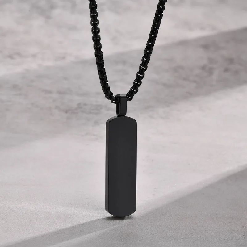 Bold Tag Pendant Necklace - Image 10