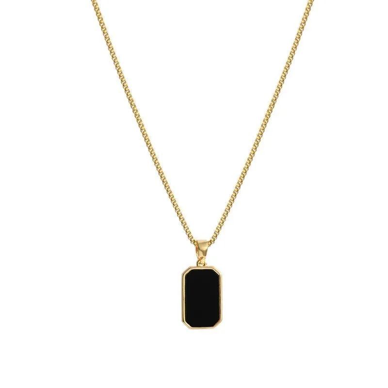Rectangular Pendant Necklace - Image 7