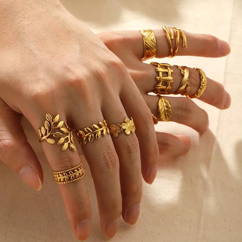 Gold Adjustable Ring