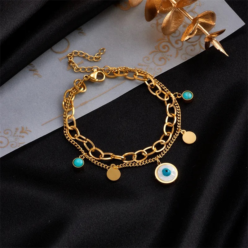 Evil Eye Charm Bracelet - Image 2
