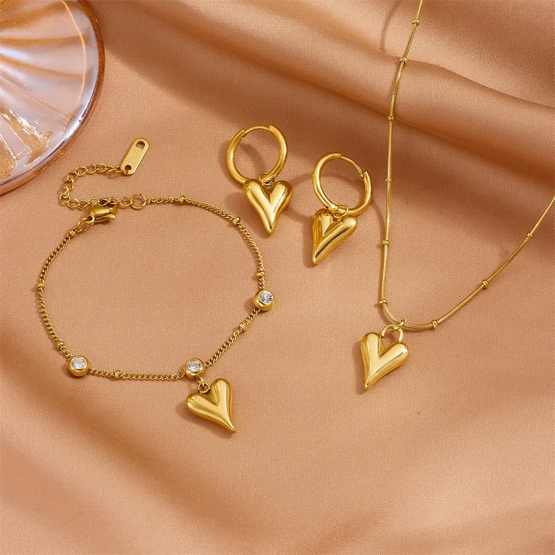 Puffed Heart Necklace - Image 5