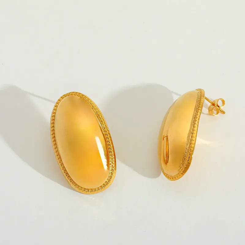 Mirage Oval Studs