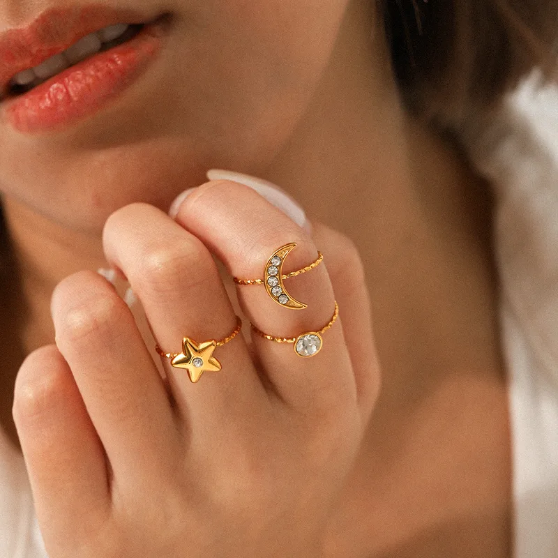 Celestial Charm Adjustable Ring - Image 3