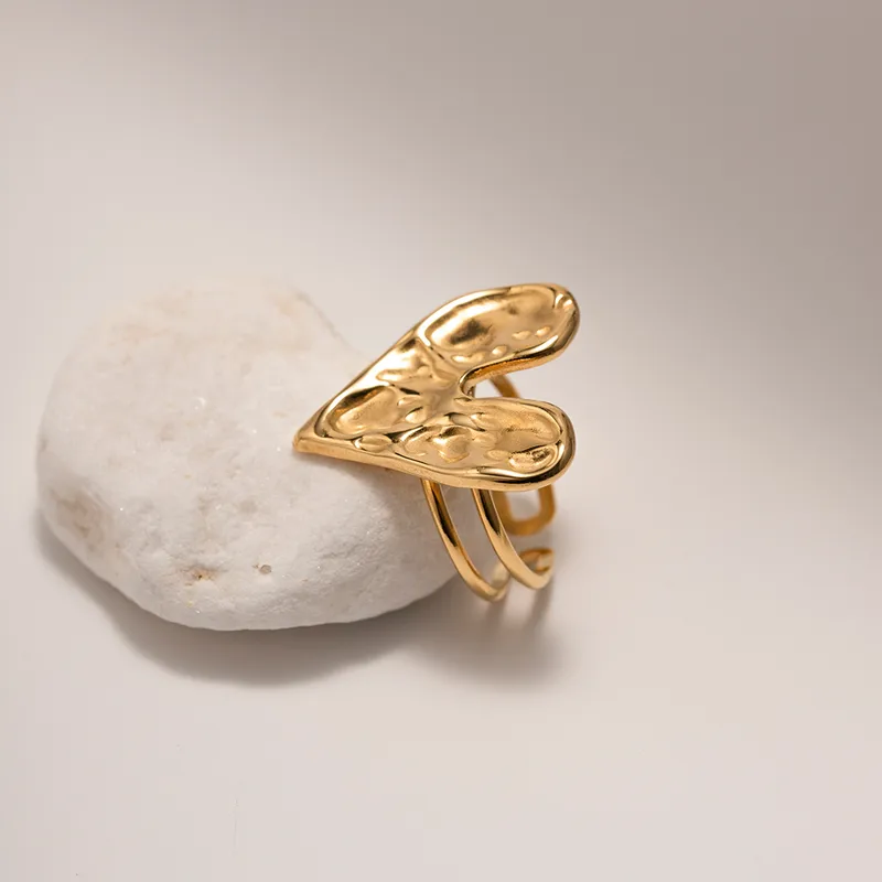Abstract Textured Ring - Image 2