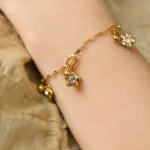 Floral Charm Bracelet