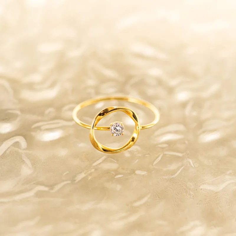 Sterling Silver Circle Ring - Image 4