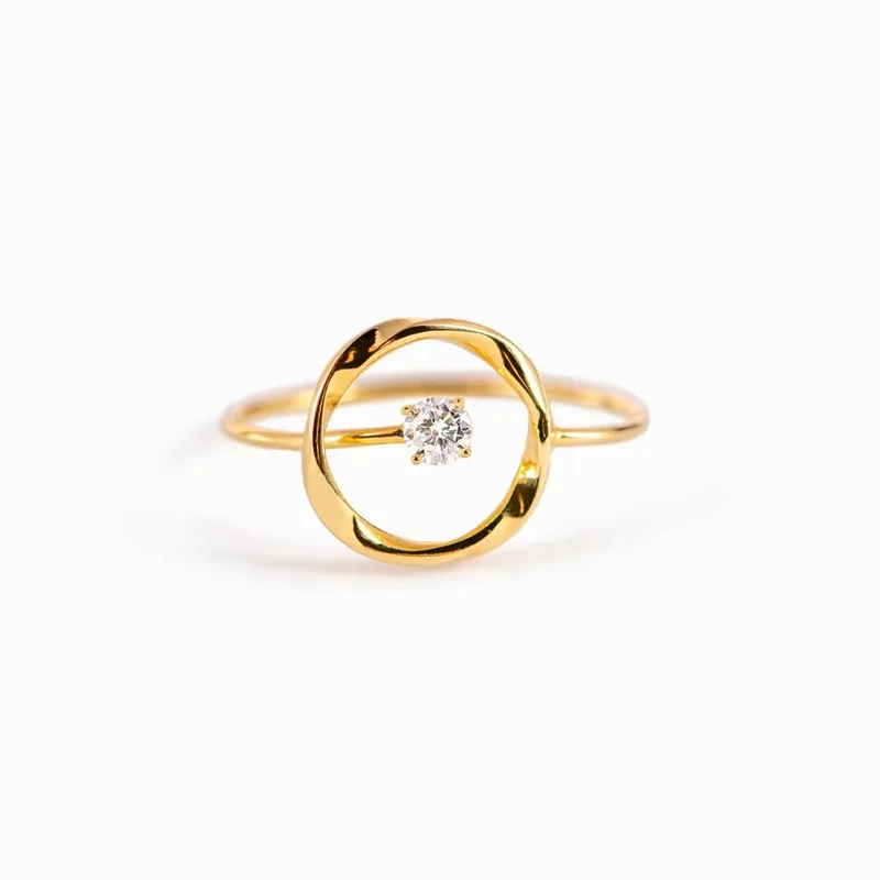 Sterling Silver Circle Ring