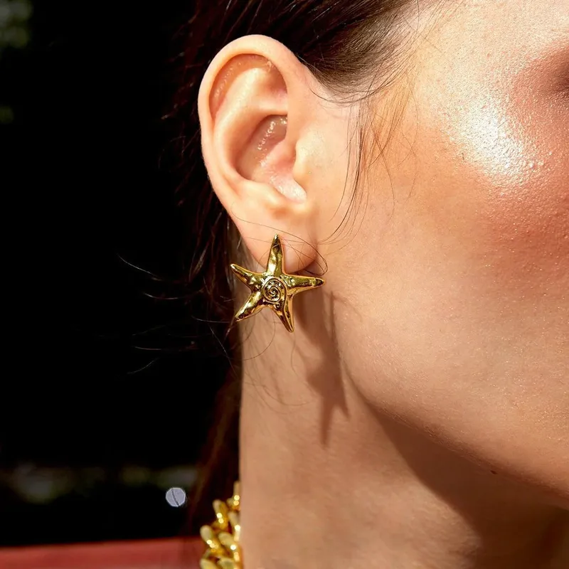 Starfish Stud Earrings - Image 4