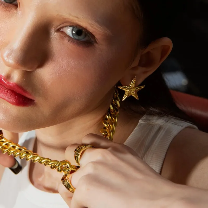 Starfish Stud Earrings - Image 2