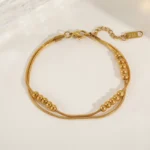 Layered Beaded Choker Necklace