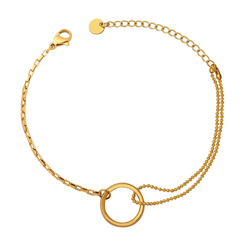 Circle Charm Bracelet
