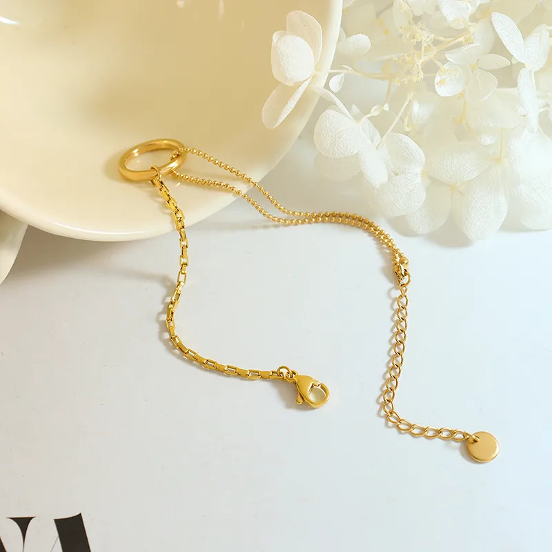 Circle Charm Bracelet - Image 3