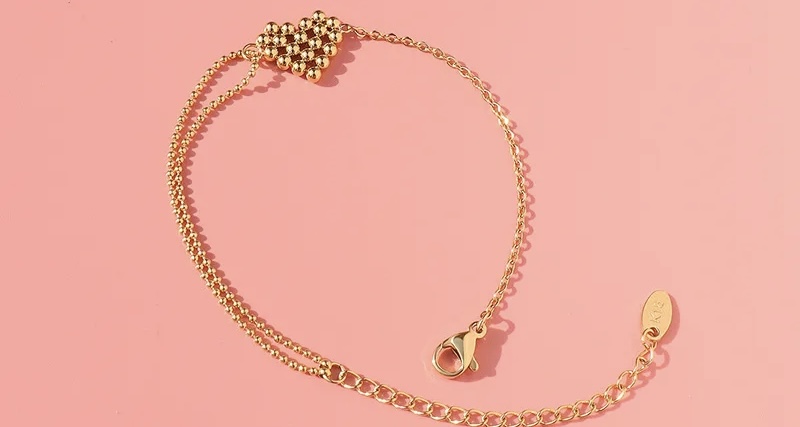 Aurelia Mesh Charm Bracelet - Image 2