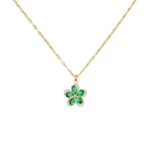 Clover Flower Pendant Necklace