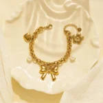 Charm Bow Bracelet