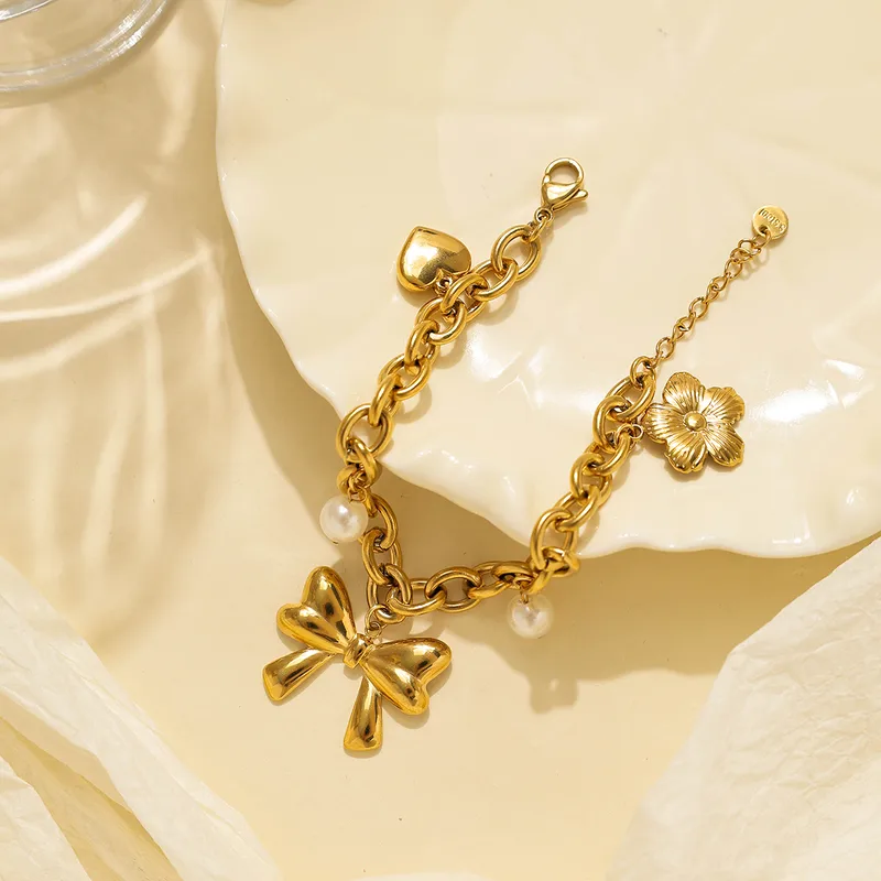 Charm Bow Bracelet - Image 4
