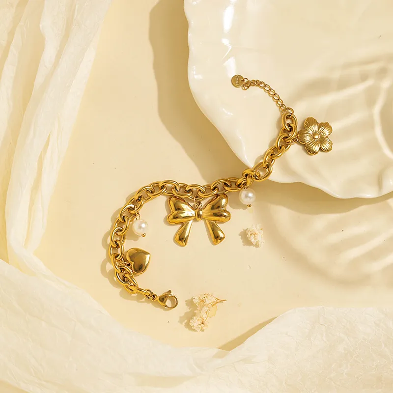 Charm Bow Bracelet - Image 3