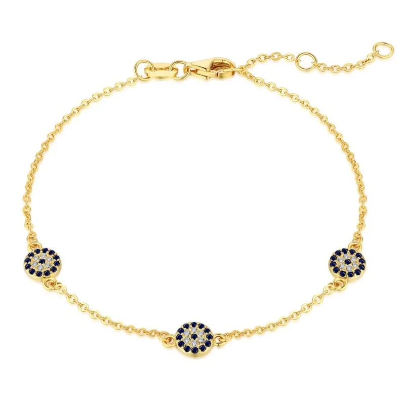 Evil Eye Protection Charm Bracelet - Image 3