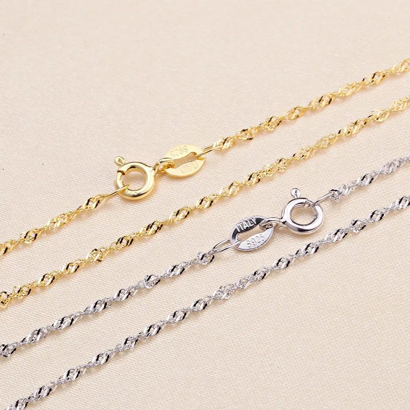 925 Silver Herringbone Necklace - Image 3