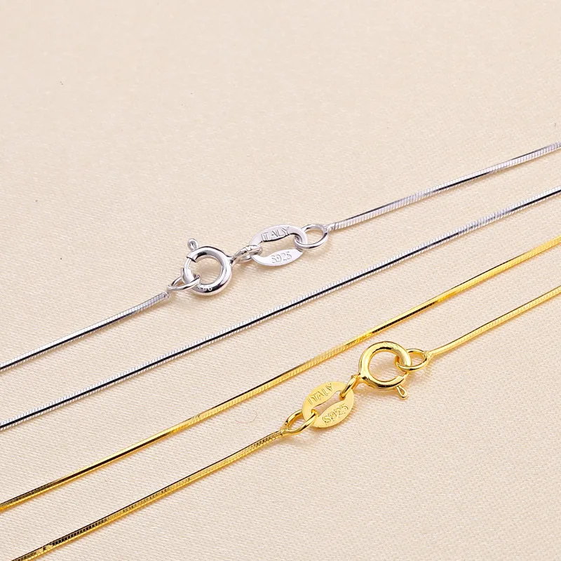 925 Silver Herringbone Necklace