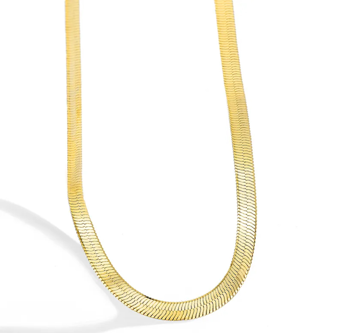 Herringbone Snake Chain Necklace
