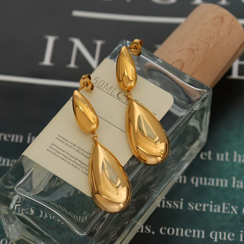 Teardrop Statement Earrings - Image 5