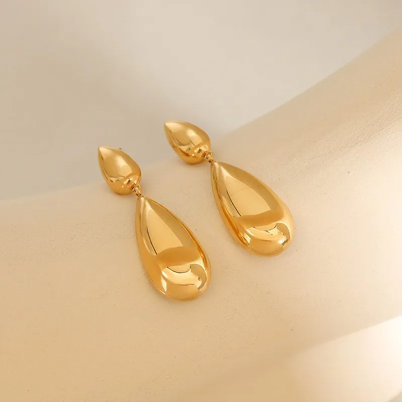 Teardrop Statement Earrings - Image 4