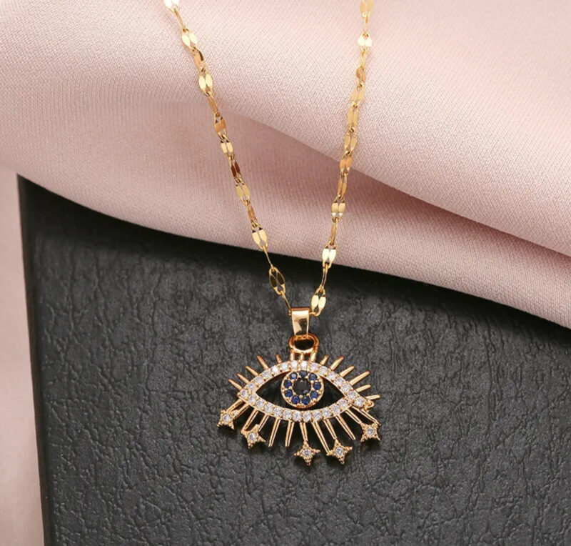 Evil Eye Pendant Necklace - Image 4