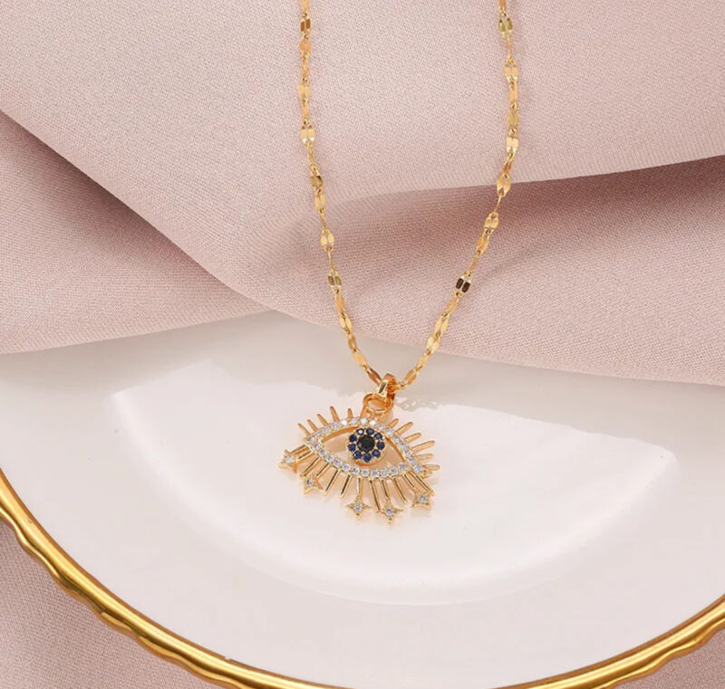 Evil Eye Pendant Necklace - Image 2