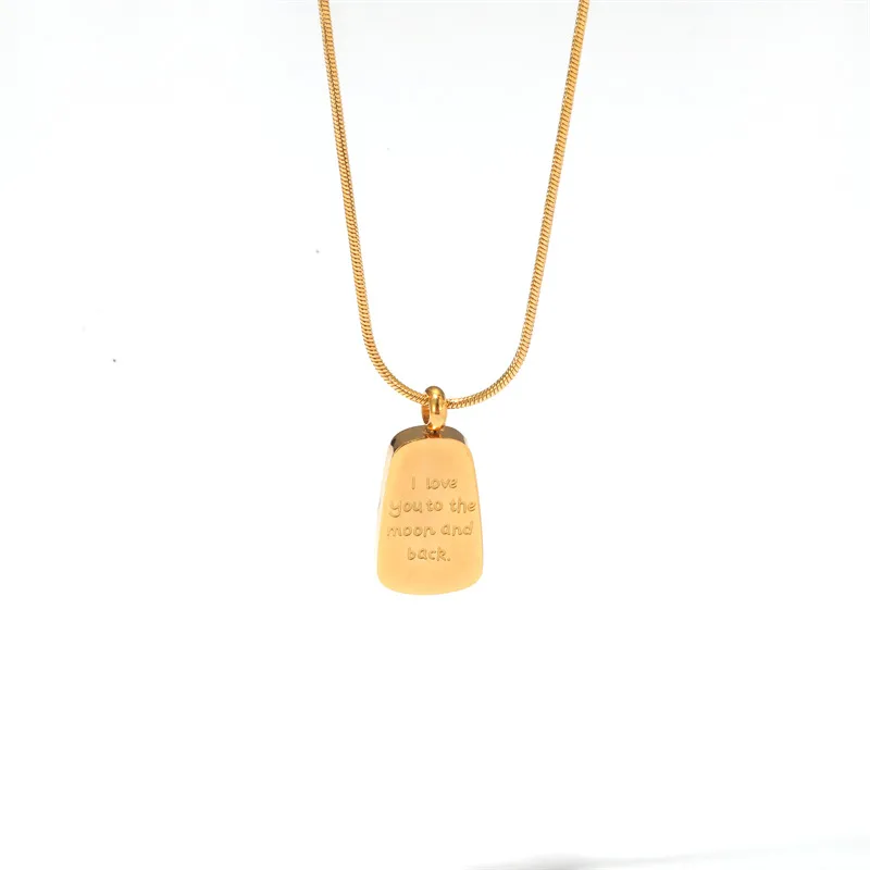 Minimalist Gold Necklace with Accent Charm - Image 3