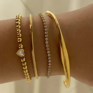 Aurora Stacking Bracelet Set - Image 2