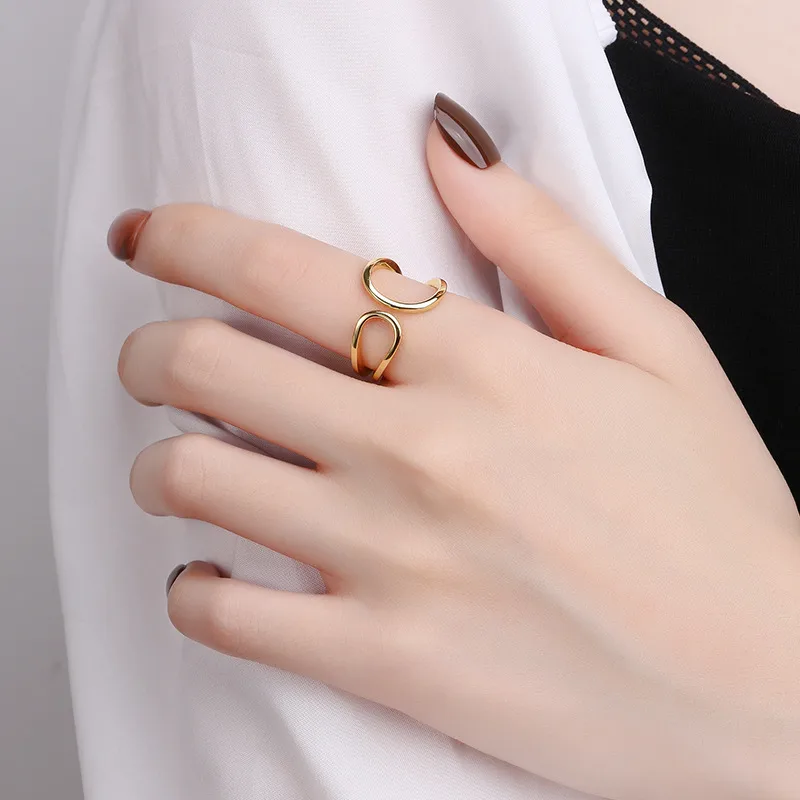 Sterling Silver Open Wave Ring - Image 4