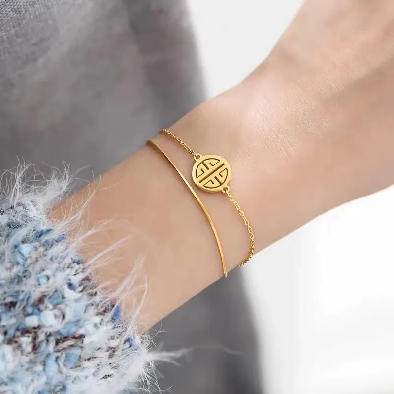 Eterna Charm Dual Layer Bracelet - Image 4