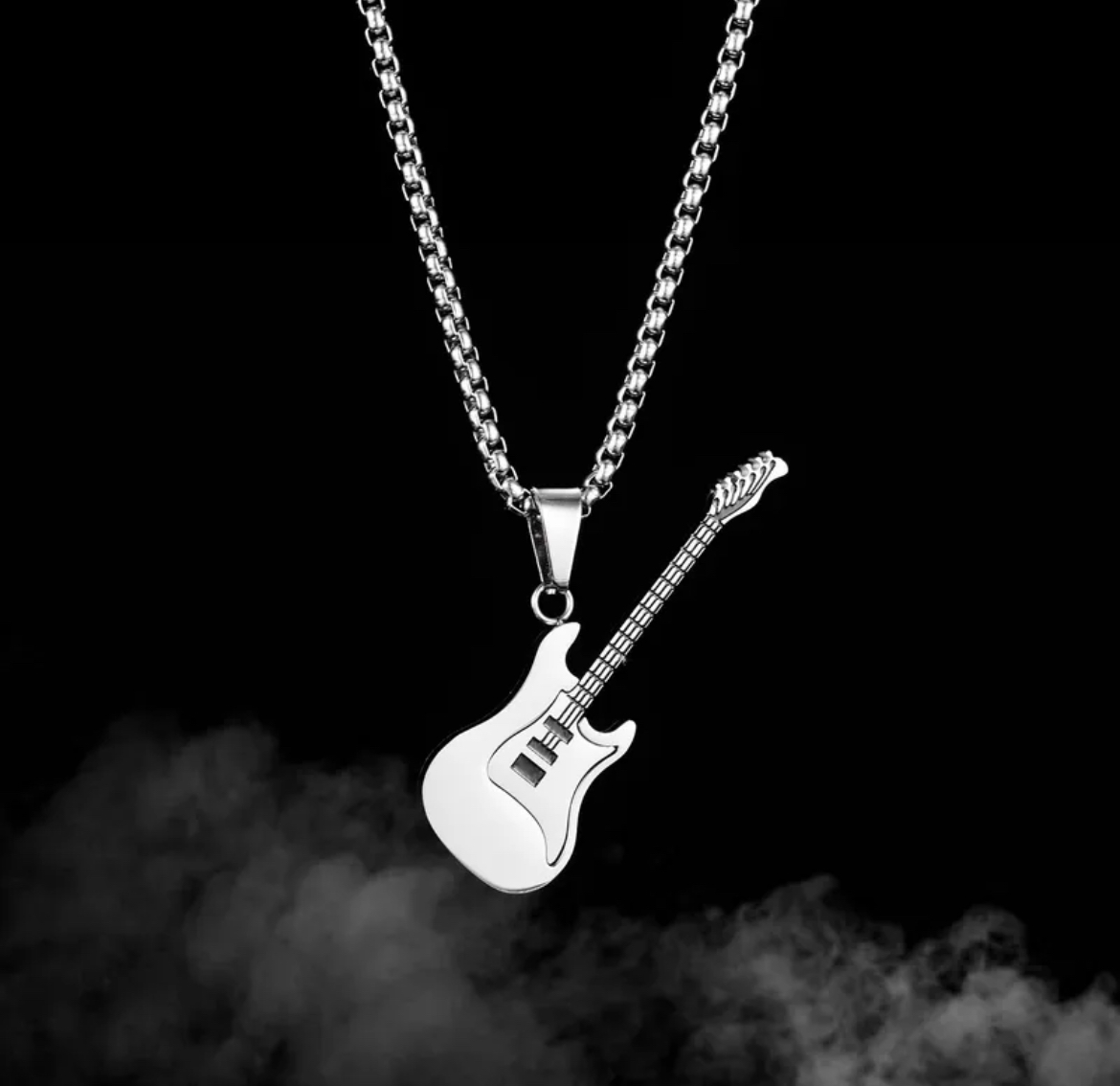 Guitar Pendant Necklace - Image 2
