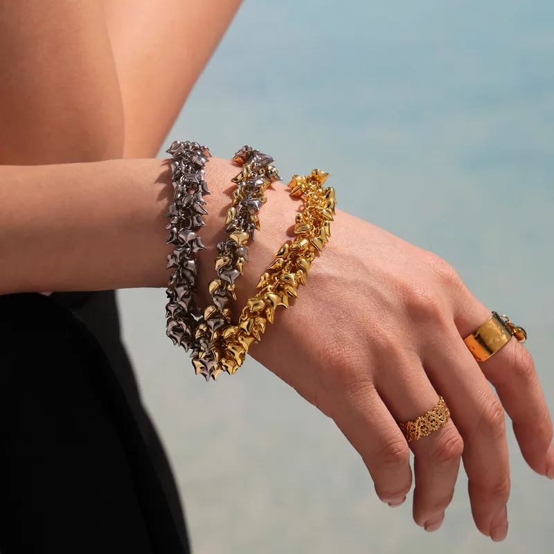 Stellar Orbit Sculpted Link Bracelet - Image 10