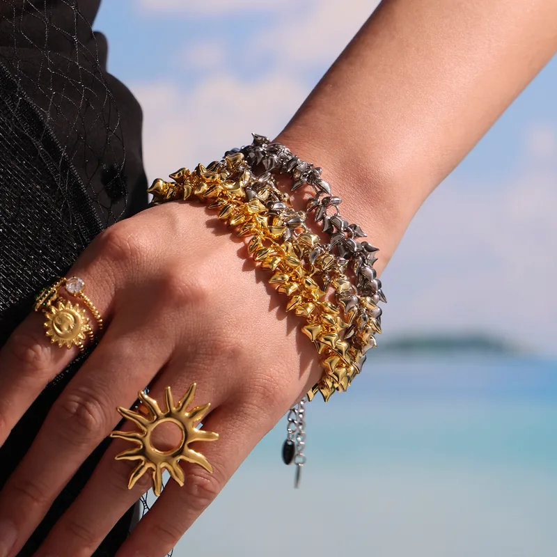 Stellar Orbit Sculpted Link Bracelet - Image 9