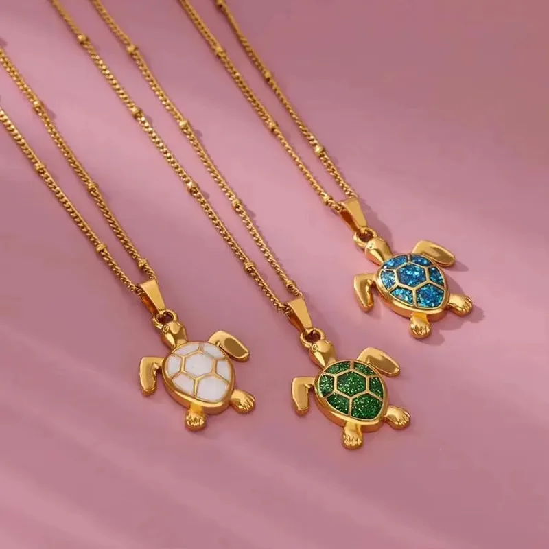 Ocean Spirit Turtle Necklace